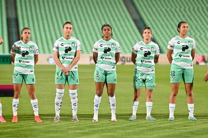 Michel Ruiz, Lourdes De León, Sheila Pulido, Juelle Love | Santos Laguna vs Bravas FC Juárez