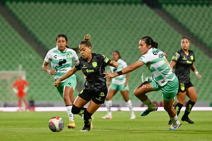 Sayuri Watari, Frida Cussin | Santos Laguna vs Bravas FC Juárez