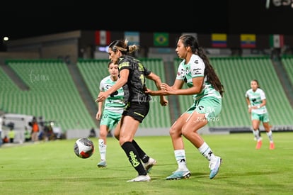 Jasmine Casarez, Frida Cussin | Santos Laguna vs Bravas FC Juárez
