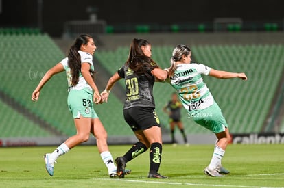 Michel Ruiz, Sheila Pulido, Rebeca Villuendas | Santos Laguna vs Bravas FC Juárez