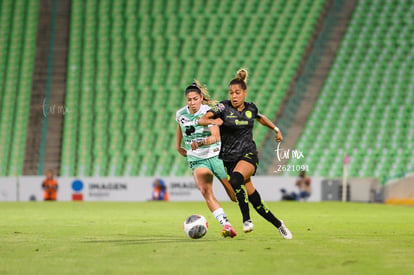 Lia Romero, Sayuri Watari | Santos Laguna vs Bravas FC Juárez