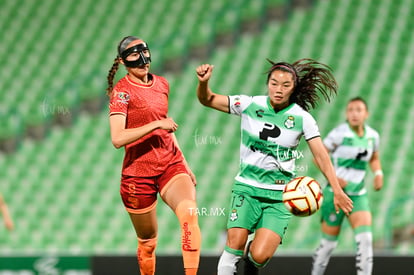 María Yokoyama, Myra Delgadillo | Santos vs FC Juárez J13 C2023 Liga MX femenil