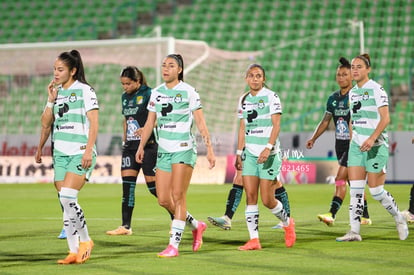 Michel Ruiz, Lia Romero, Katia Estrada | Santos vs Leon femenil