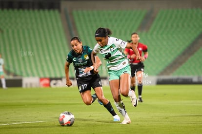 Juelle Love, Marypaz Barboza | Santos vs Leon femenil