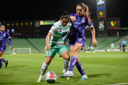 Karol Bernal, Daniela García | Santos vs Rayadas del Monterrey