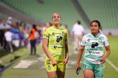 Cynthia Rodríguez, Karol Contreras | Santos vs Rayadas del Monterrey