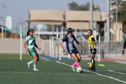 Andrea Cázares, Maika Albéniz | Guerreras del Santos Laguna vs Rayadas de Monterrey femenil sub 18