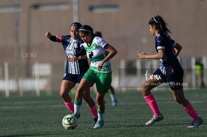 Ailin Serna, Ximena Peña | Guerreras del Santos Laguna vs Rayadas de Monterrey femenil sub 18