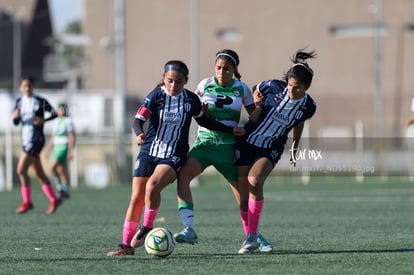 Ailin Serna, Ximena Peña, Andrea Cázares | Guerreras del Santos Laguna vs Rayadas de Monterrey femenil sub 18