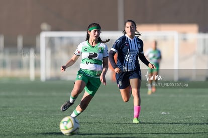 Tania Baca, Miranda Peña | Guerreras del Santos Laguna vs Rayadas de Monterrey femenil sub 18