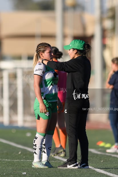 María Martínez, Claudia Ríos | Guerreras del Santos Laguna vs Rayadas de Monterrey femenil sub 18