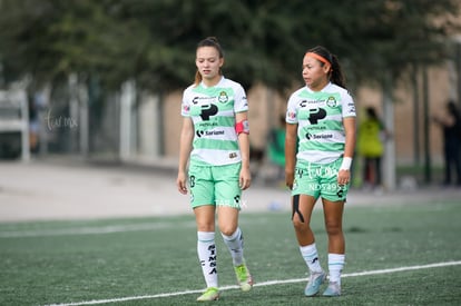 María De León, Mereli Zapata | Santos vs Rayadas del Monterrey sub 19