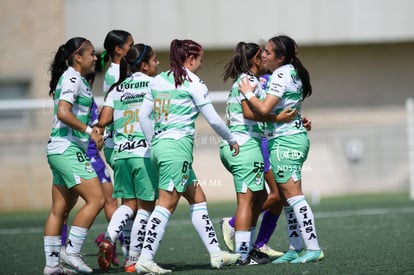 festejo de gol, Judith Félix | Santos vs Rayadas del Monterrey sub 19