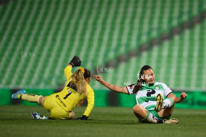 Sofía Varela, Valeria Martínez | Santos vs Necaxa J8 C2023 Liga MX femenil