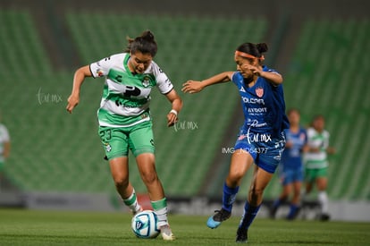 Sahiry Cruz, Alexxandra Ramírez | Santos vs Necaxa J8 C2023 Liga MX femenil