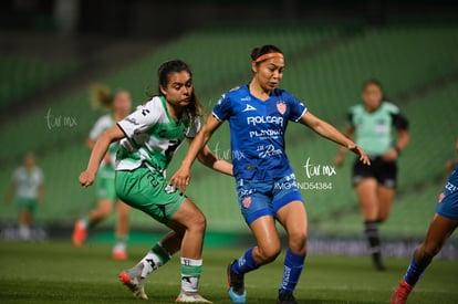 Sahiry Cruz, Alexxandra Ramírez | Santos vs Necaxa J8 C2023 Liga MX femenil