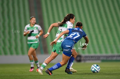 Sahiry Cruz, Alexxandra Ramírez | Santos vs Necaxa J8 C2023 Liga MX femenil