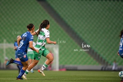 Sahiry Cruz, Alexxandra Ramírez | Santos vs Necaxa J8 C2023 Liga MX femenil