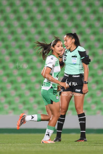 Debut de Novella, Yessenia Novella | Santos vs Necaxa J8 C2023 Liga MX femenil