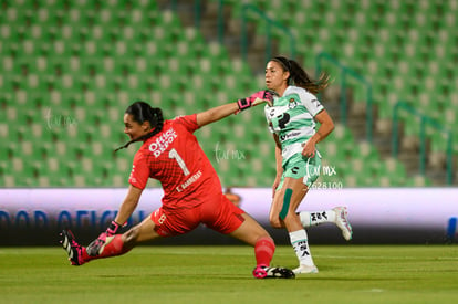 gol de Lía, Lia Romero, Esthefanny Barreras | Santos Laguna vs Tuzas del Pachuca femenil