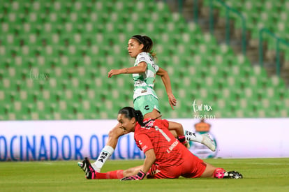 gol de Lía, Lia Romero, Esthefanny Barreras | Santos Laguna vs Tuzas del Pachuca femenil