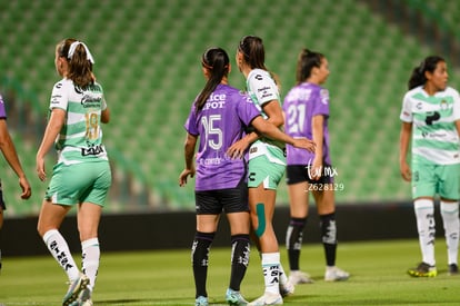 Selene Cortés, Lia Romero | Santos Laguna vs Tuzas del Pachuca femenil