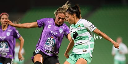 Lia Romero, Karen Díaz | Santos Laguna vs Tuzas del Pachuca femenil