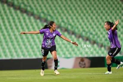 festejo de gol Pachuca, Esbeydi Salazar | Santos Laguna vs Tuzas del Pachuca femenil