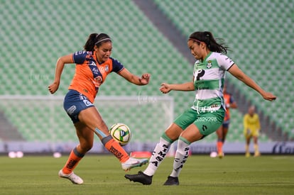 María Yokoyama, Samantha Martínez | Santos Laguna vs Puebla Liga MX femenil