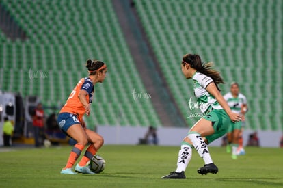 María Yokoyama, Daniela Auza | Santos Laguna vs Puebla Liga MX femenil