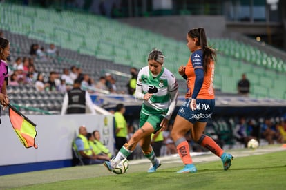 Sheila Pulido, Rebeca Villuendas | Santos Laguna vs Puebla Liga MX femenil