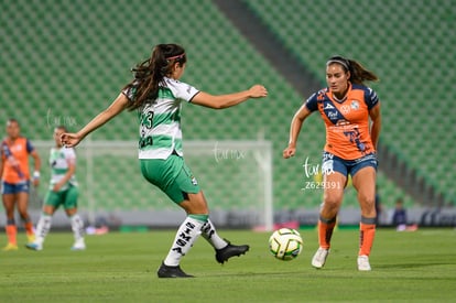 María Yokoyama, Ivonne Najar | Santos Laguna vs Puebla Liga MX femenil