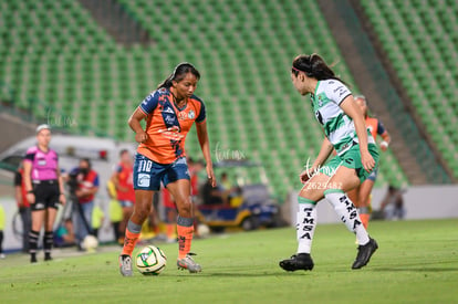 María Yokoyama, Mariam Castro | Santos Laguna vs Puebla Liga MX femenil