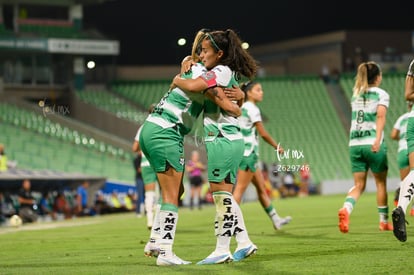 Gol, Alexia Villanueva, Cinthya Peraza | Santos Laguna vs Puebla Liga MX femenil