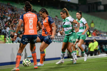 Alexia Villanueva, Dulce Martínez | Santos Laguna vs Puebla Liga MX femenil