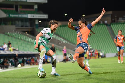 Dulce Martínez, Alexxandra Ramírez | Santos Laguna vs Puebla Liga MX femenil