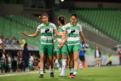 María Yokoyama, Katia Estrada | Santos Laguna vs Puebla Liga MX femenil