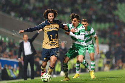 Aldo López, César Huerta | Guerreros del Santos Laguna vs Pumas UNAM J2 C2023 Liga MX