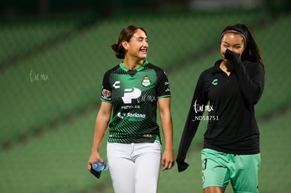 María Yokoyama, Lourdes De León | Santos vs Querétaro femenil