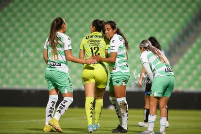 Karol Contreras, Priscila Padilla, Arlett Tovar | Santos vs Querétaro femenil