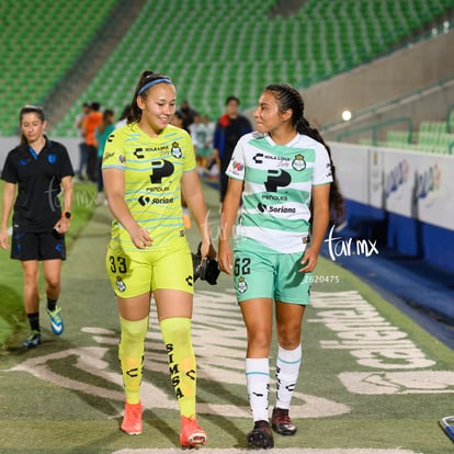 Aida Cantú, Frida Cussin | Santos vs Querétaro femenil