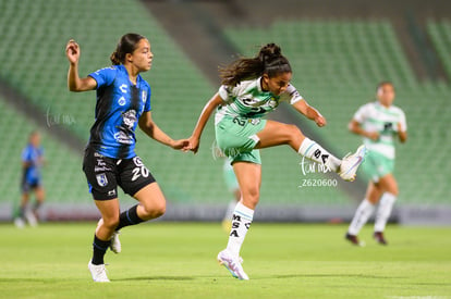 Michel Ruiz, Barbrha Figueroa | Santos vs Querétaro femenil