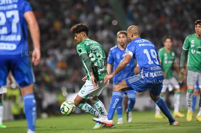 Jair González, Guido Pizarro | Guerreros del Santos Laguna vs Tigres UANL J1 C2023 Liga MX