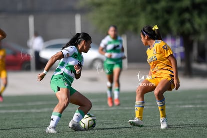 Angélica Murillo, Celeste Guevara | Santos vs Tigres J13 C2023 Liga MX