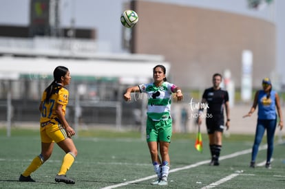 Perla Pérez, Maika Albéniz | Santos vs Tigres J13 C2023 Liga MX