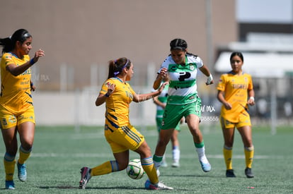 Ailin Serna, Ángeles Sánchez, Angelica Antonio | Santos vs Tigres J13 C2023 Liga MX