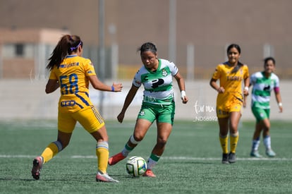 Ángeles Sánchez, Mereli Zapata | Santos vs Tigres J13 C2023 Liga MX