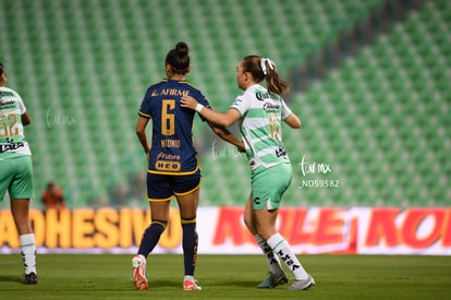 Luisa De Alba, Nancy Antonio | Santos vs Tigres femenil