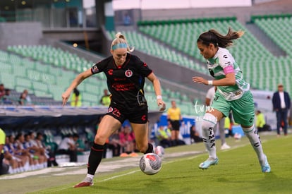 Angelina Hix, Alexxandra Ramírez | Santos vs Tijuana femenil