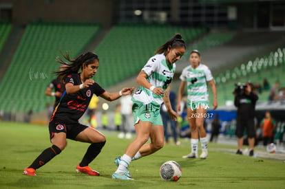 Katia Estrada, Estefania Izaguirre | Santos vs Tijuana femenil